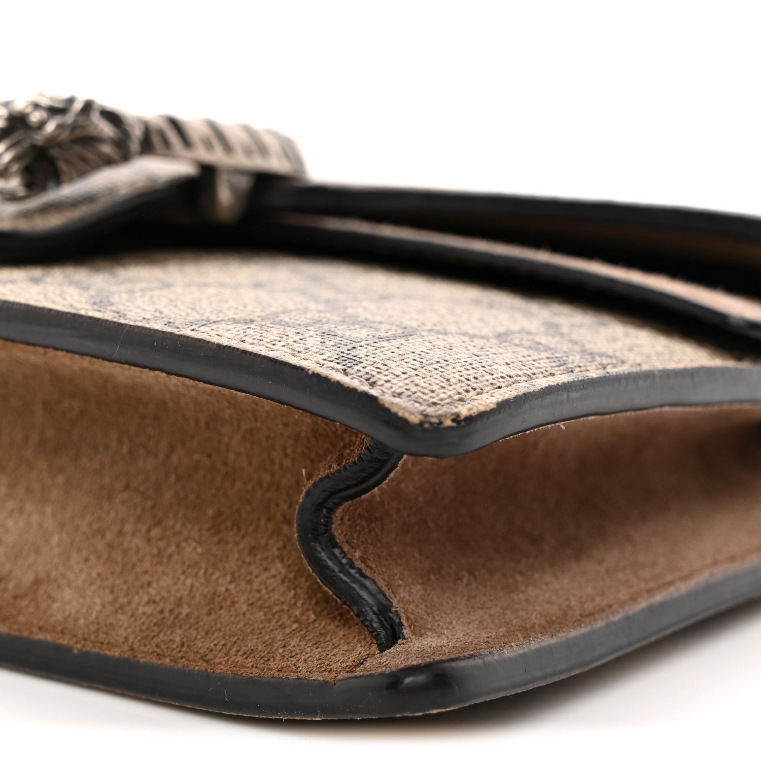 GG Supreme Monogram Super Mini Dionysus Shoulder Bag Taupe