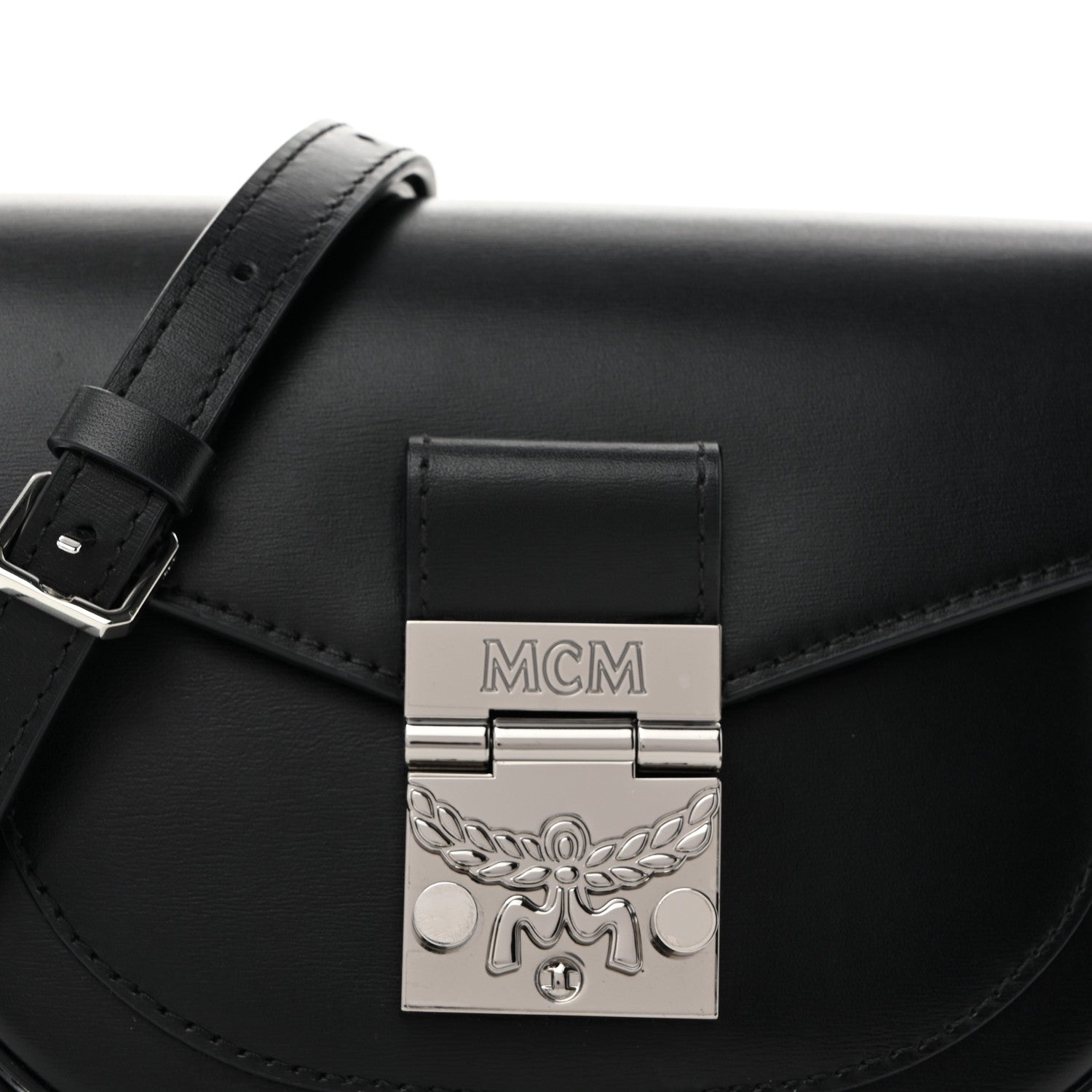Calfskin Mini Patricia Belt Bag Black