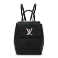 Calfskin Lockme Mini Backpack Black