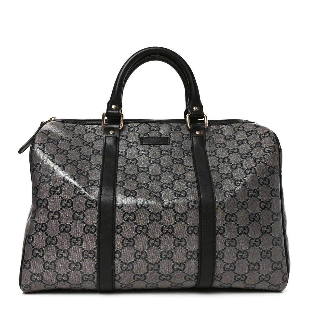 Crystal Monogram Medium Joy Boston Black