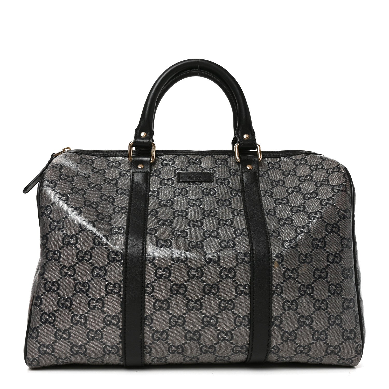 Crystal Monogram Medium Joy Boston Black
