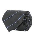 Gucci Mens Striped Horsebit Silk Jacquard Tie