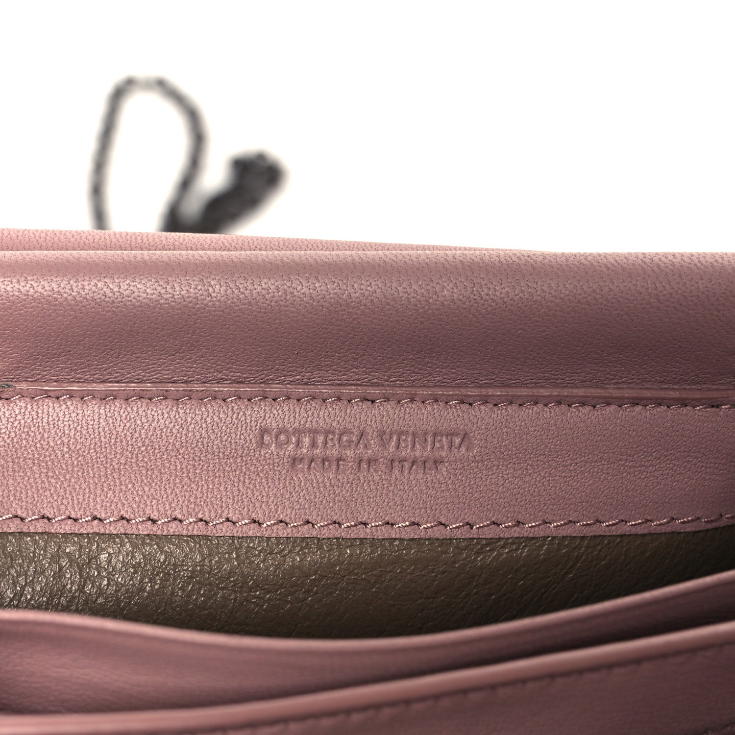 Nappa Intrecciato Continental Wallet on Chain Violet
