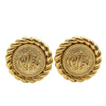 Christian Dior Logo Earrings