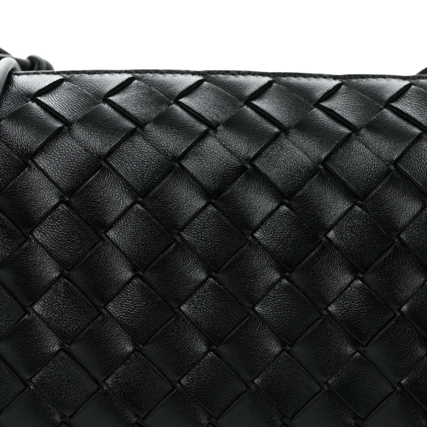 Nappa Intrecciato Mini Loop Camera Bag Black
