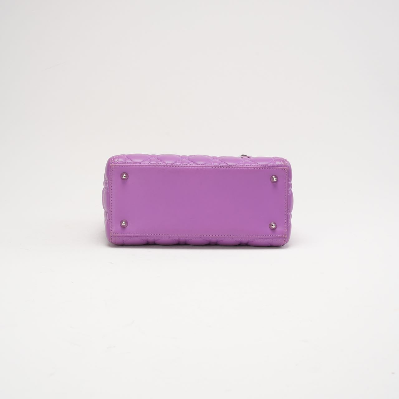 Dior Lady Medium Lamb Purple 2014