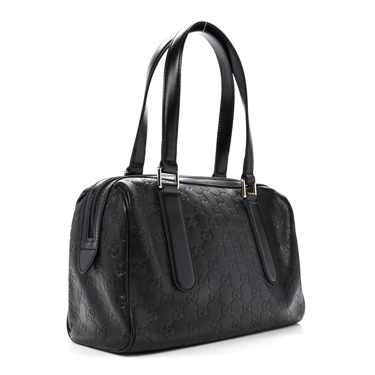 Guccissima Small Boston Black