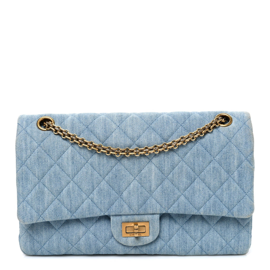Denim Quilted 2.55 Reissue 226 Flap Light Blue