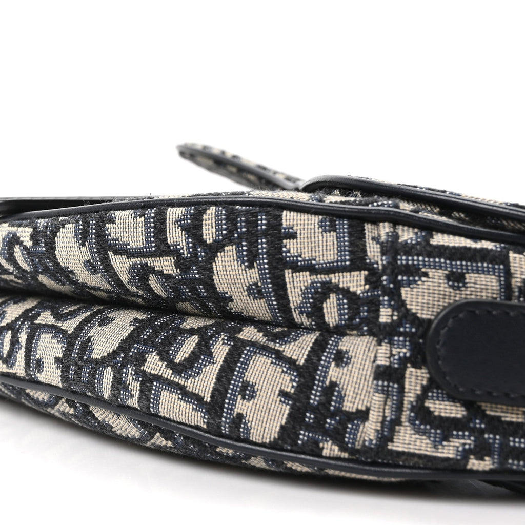 Oblique Saddle Bag Blue