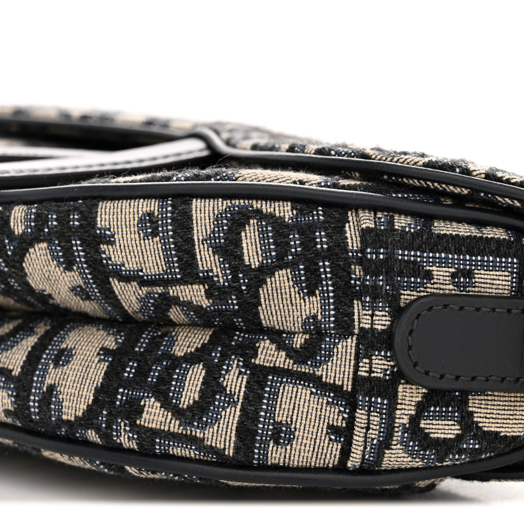 Oblique Mini Saddle Bag Blue