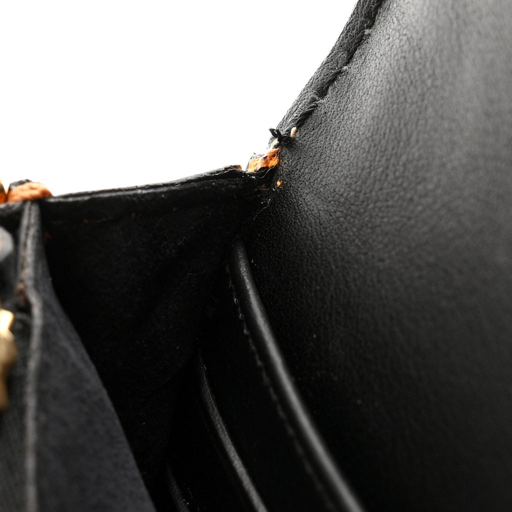 Calfskin Snakeskin Resin Madison Buckle Chain Bag Multicolor