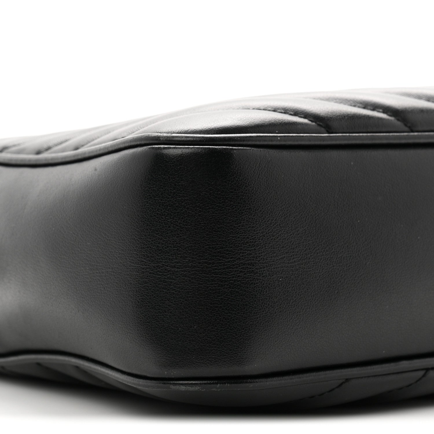 Calfskin Matelasse Monogram Monochrome Lou Camera Bag Black