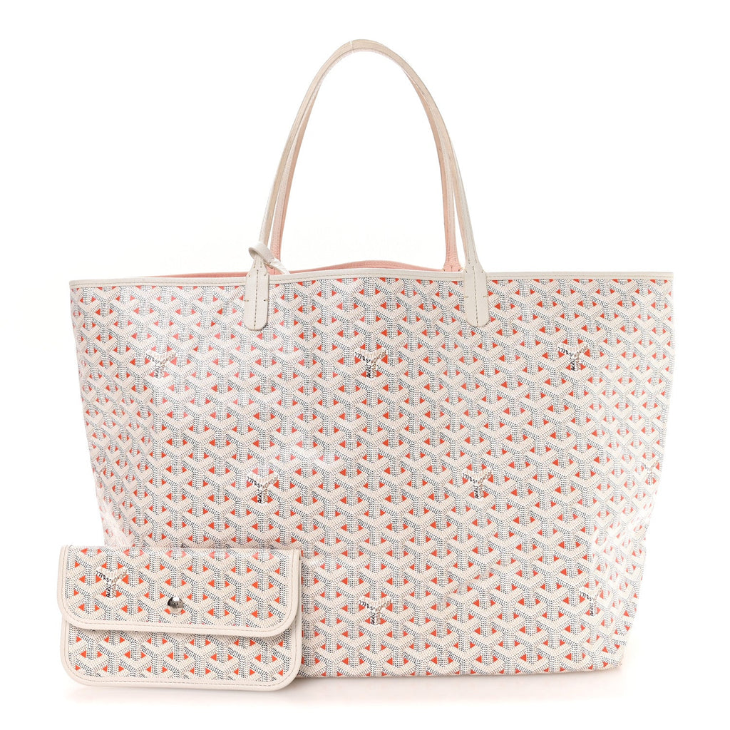Goyardine Saint Louis Claire Voie GM White Orange