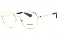 Burberry Eyeglasses Square Full Rim, Dark Grey Frame and Clear Demo Lenses Lens BE13851316