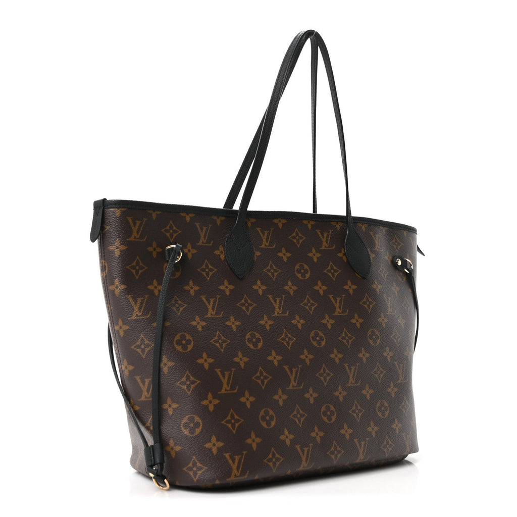 Monogram Calfskin Neo Neverfull Inside Out MM Black