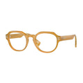 Burberry Eyeglasses Round Full Rim, Brown Frame and Clear Demo Lenses Lens BE23864094