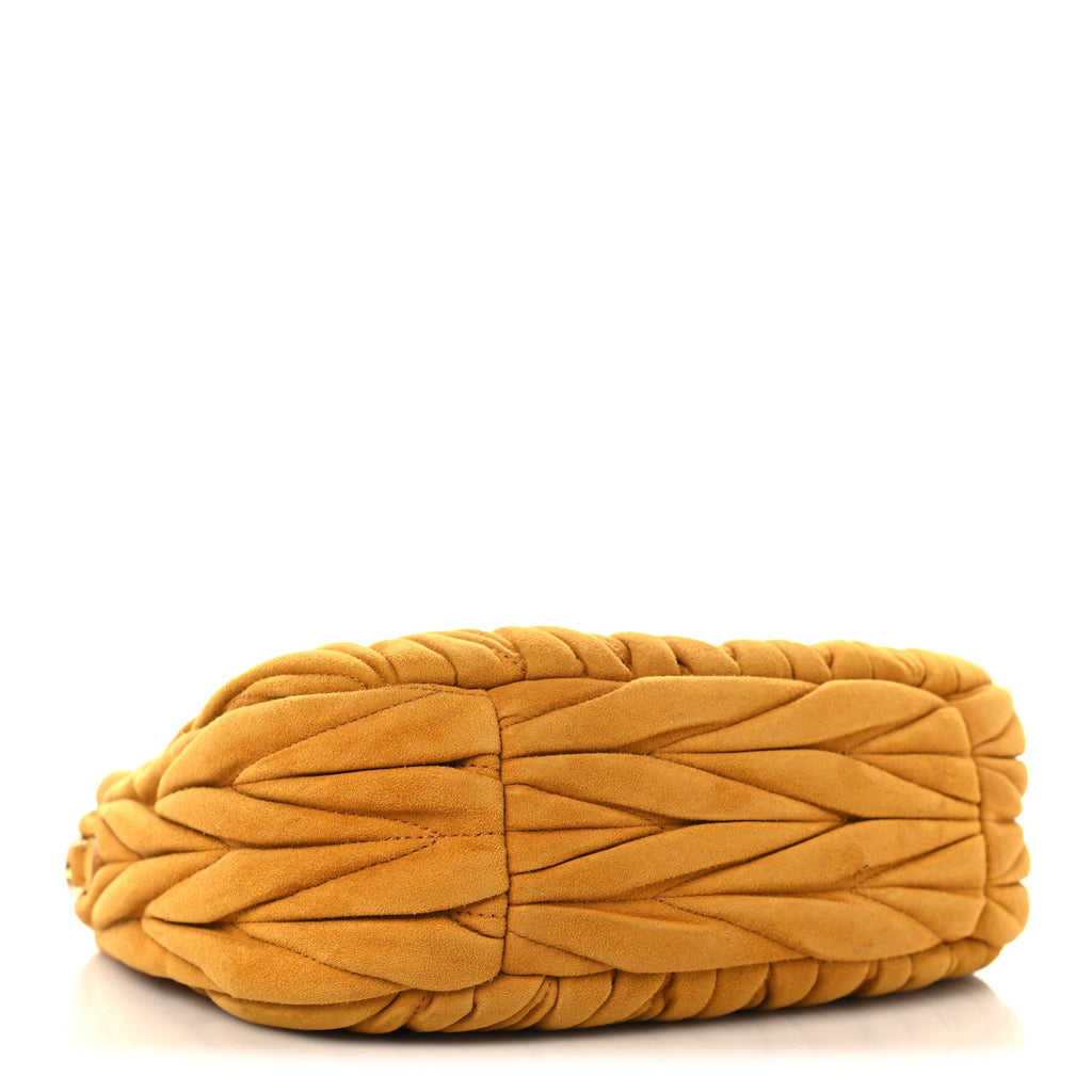 Suede Matelasse Mini Wander Hobo Whisky