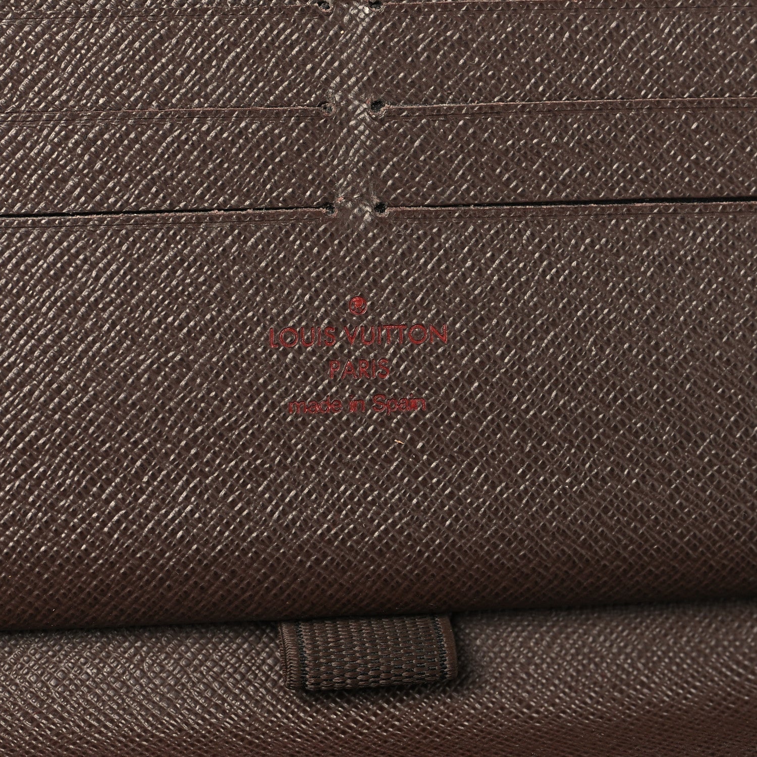 Damier Ebene Zippy Organizer Wallet