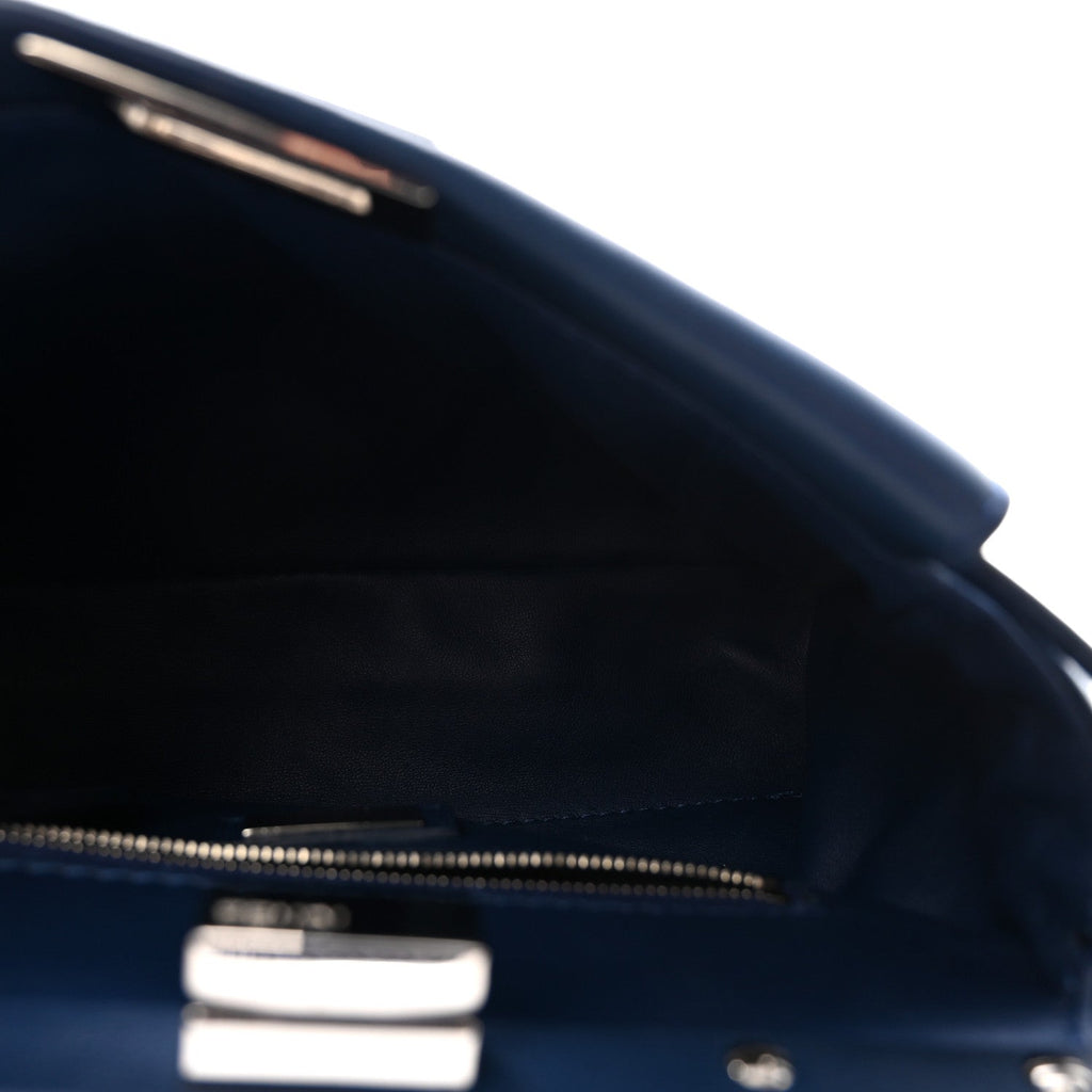 Nappa Mini Peekaboo Iconic Satchel Dark Blue