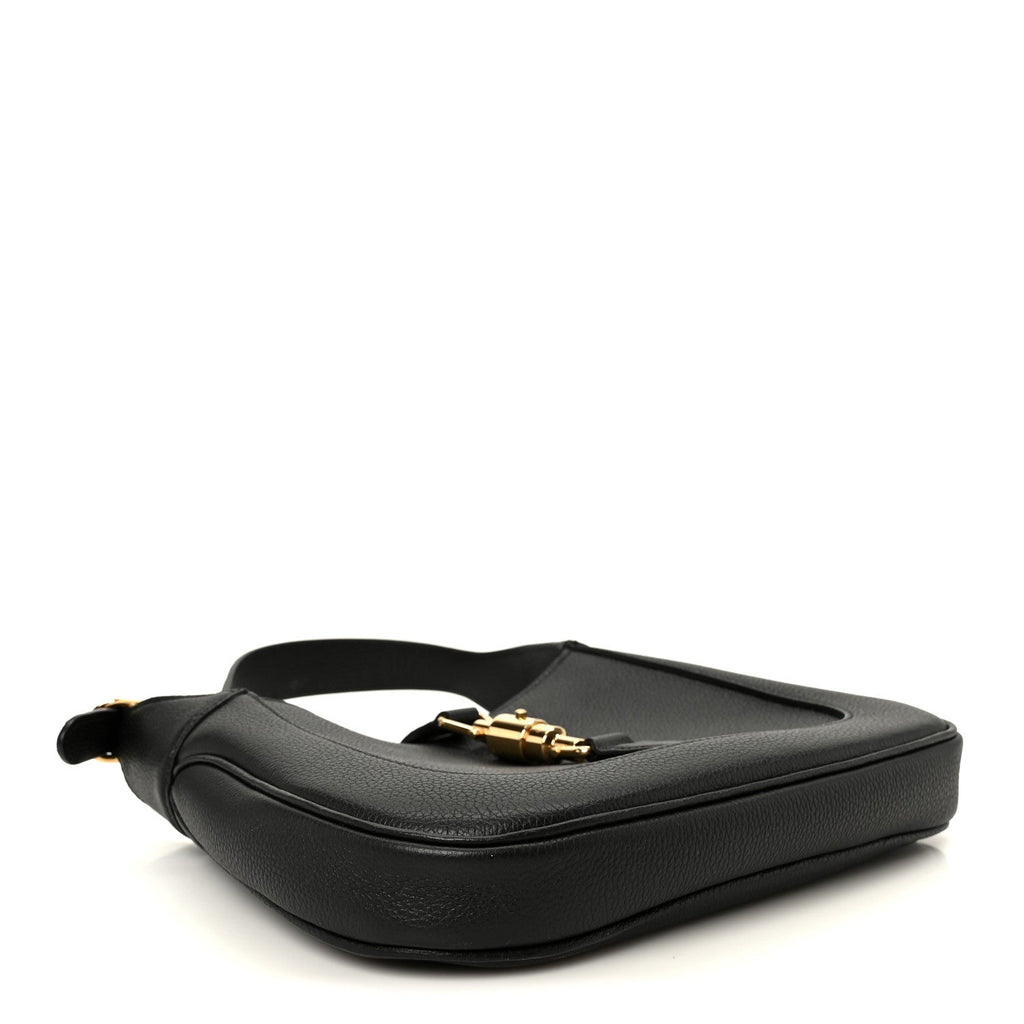 Grand Prix Calfskin Small Jackie 1961 Hobo Black