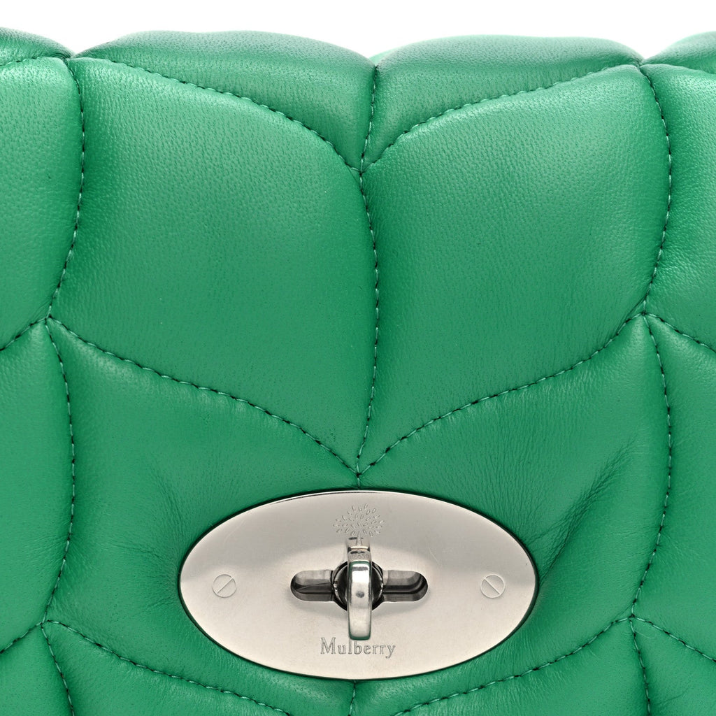 Nappa Pillow Quilted Tiny Softie Bag Lawn Green