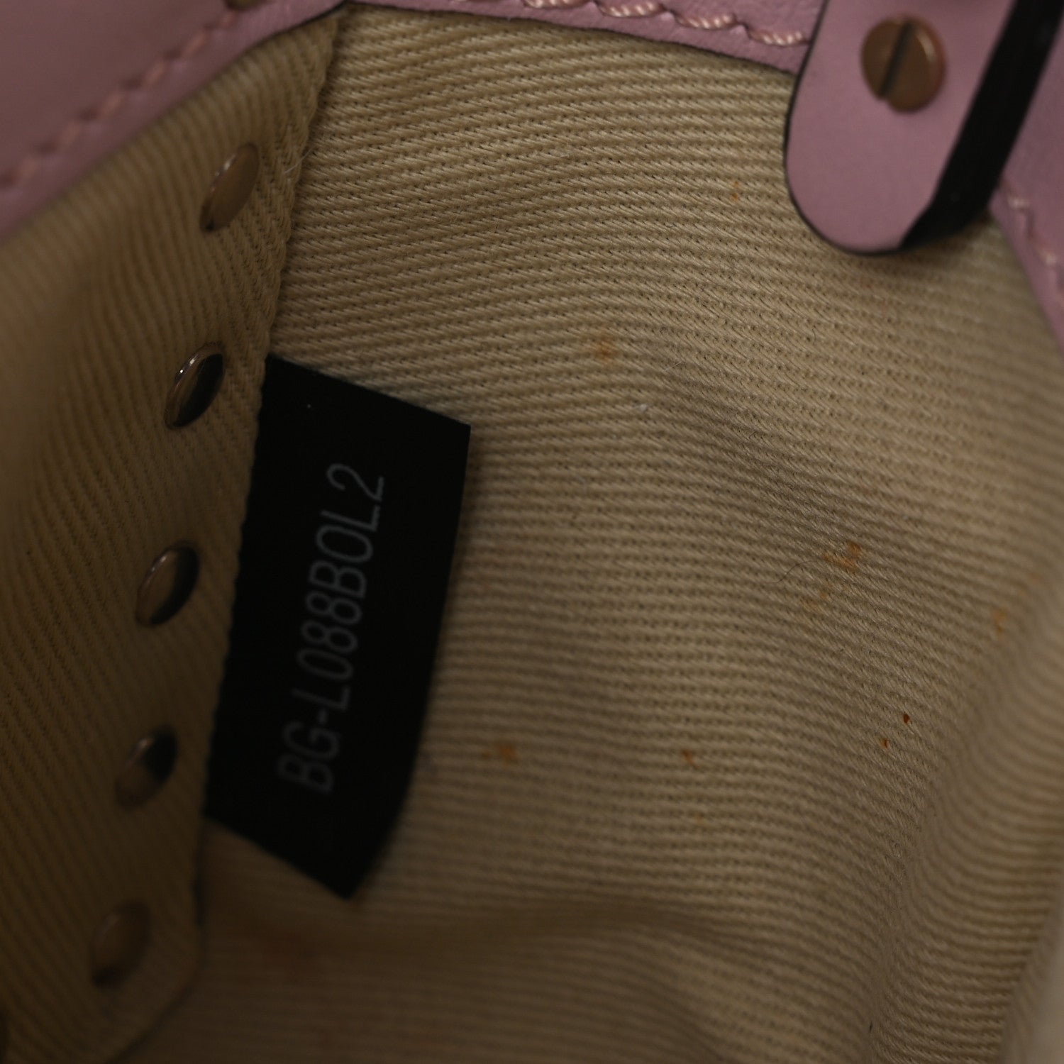 Vitello Mini Rockstud Tote Water Rose