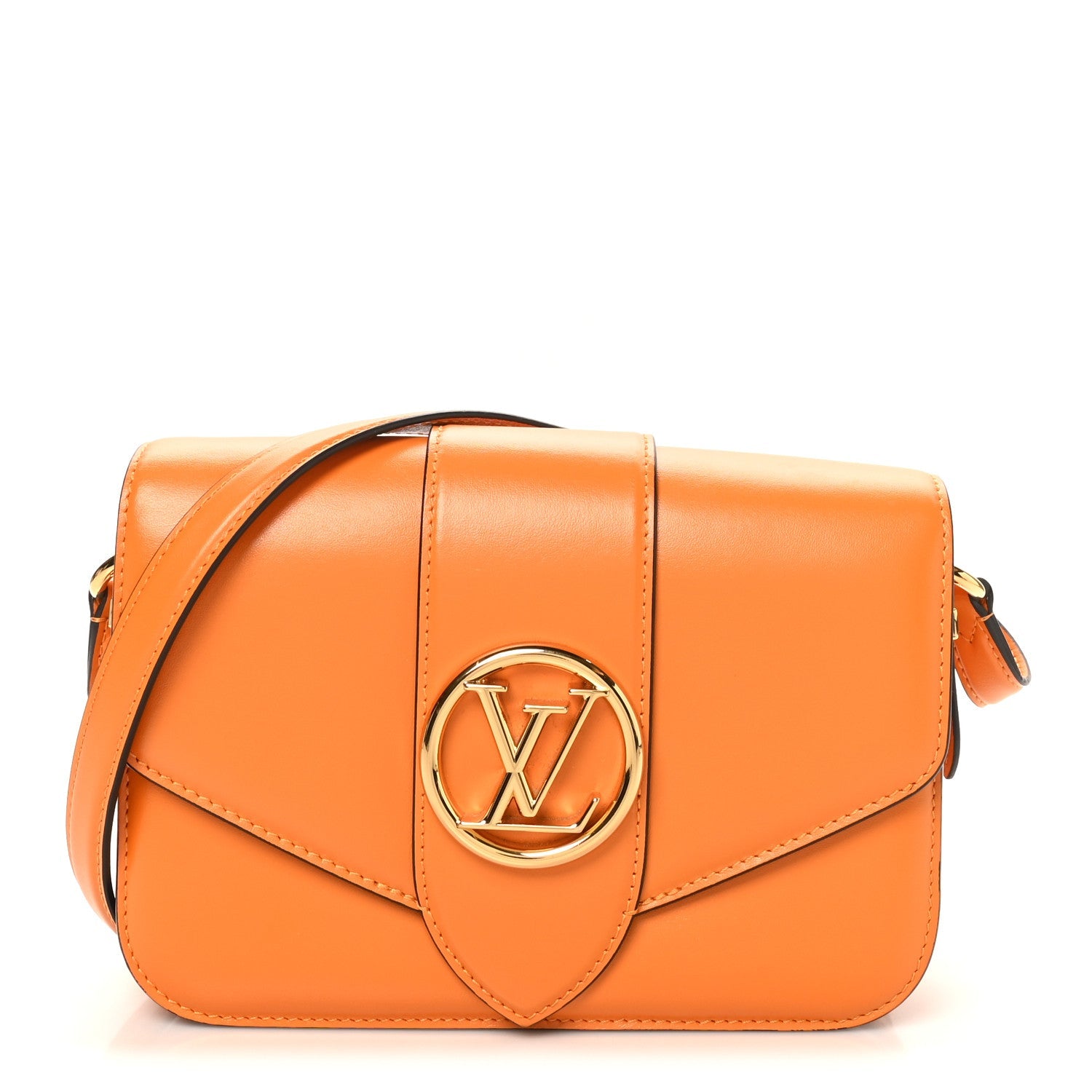 Smooth Calfskin LV Pont 9 Summer Gold