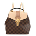 Damier Ebene Clapton Backpack Creme