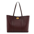 Small Classic Grain Bayswater Tote Burgundy Oxford Blue