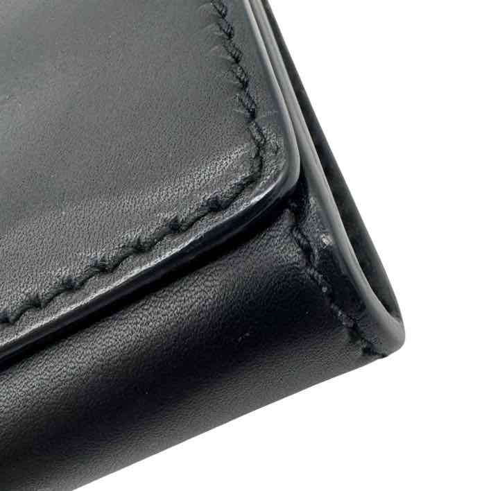DIOR Calfskin J'Adior Chain Flap Bag Black