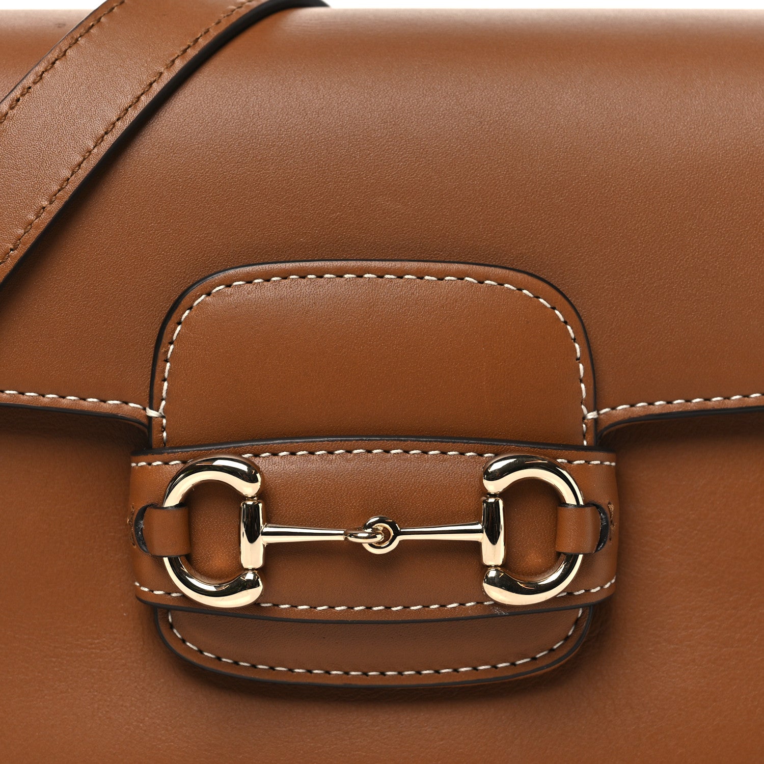 Arabella Calfskin Horsebit 1955 Soft Small Shoulder Bag Sundial