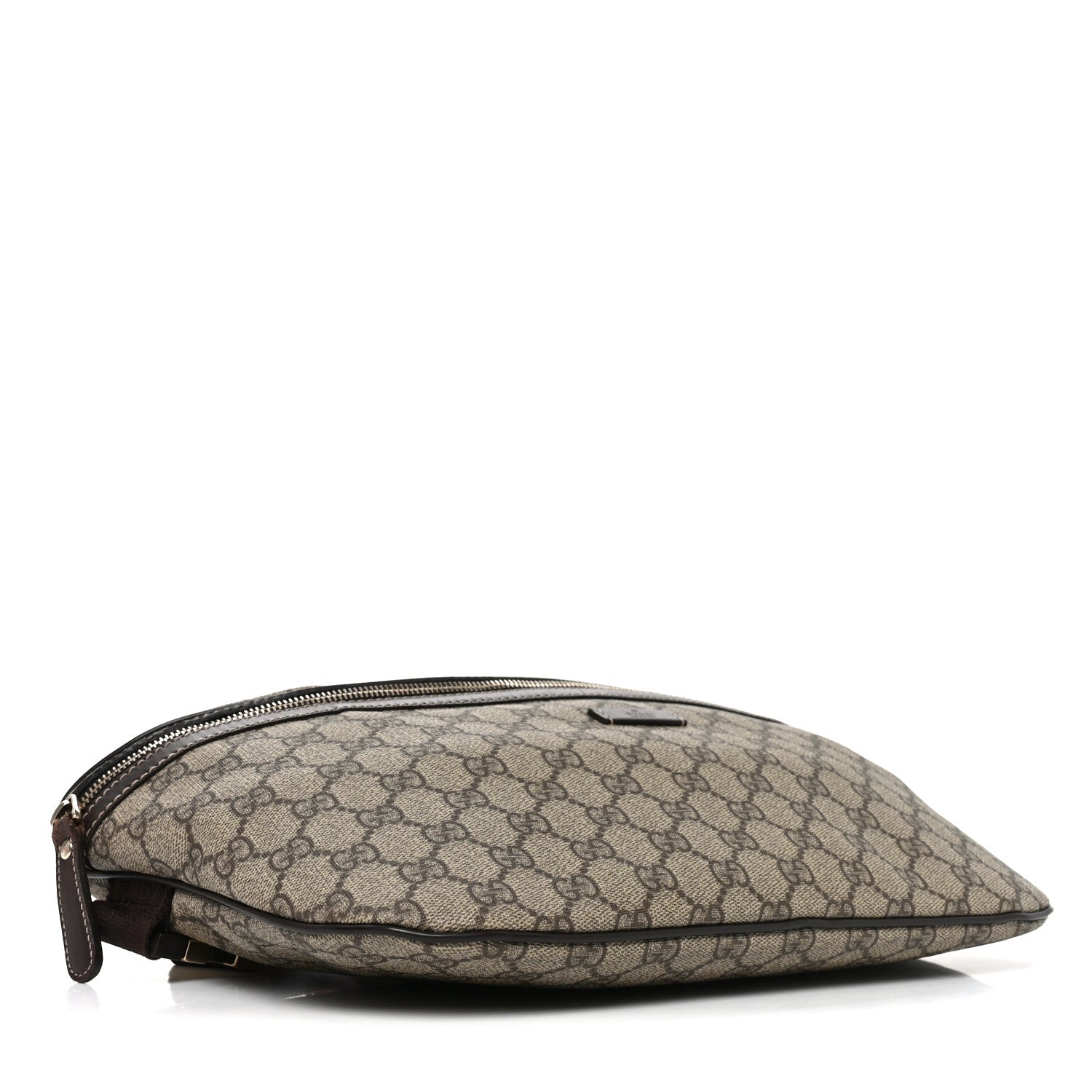 GG Supreme Monogram Belt Bag Dark Brown