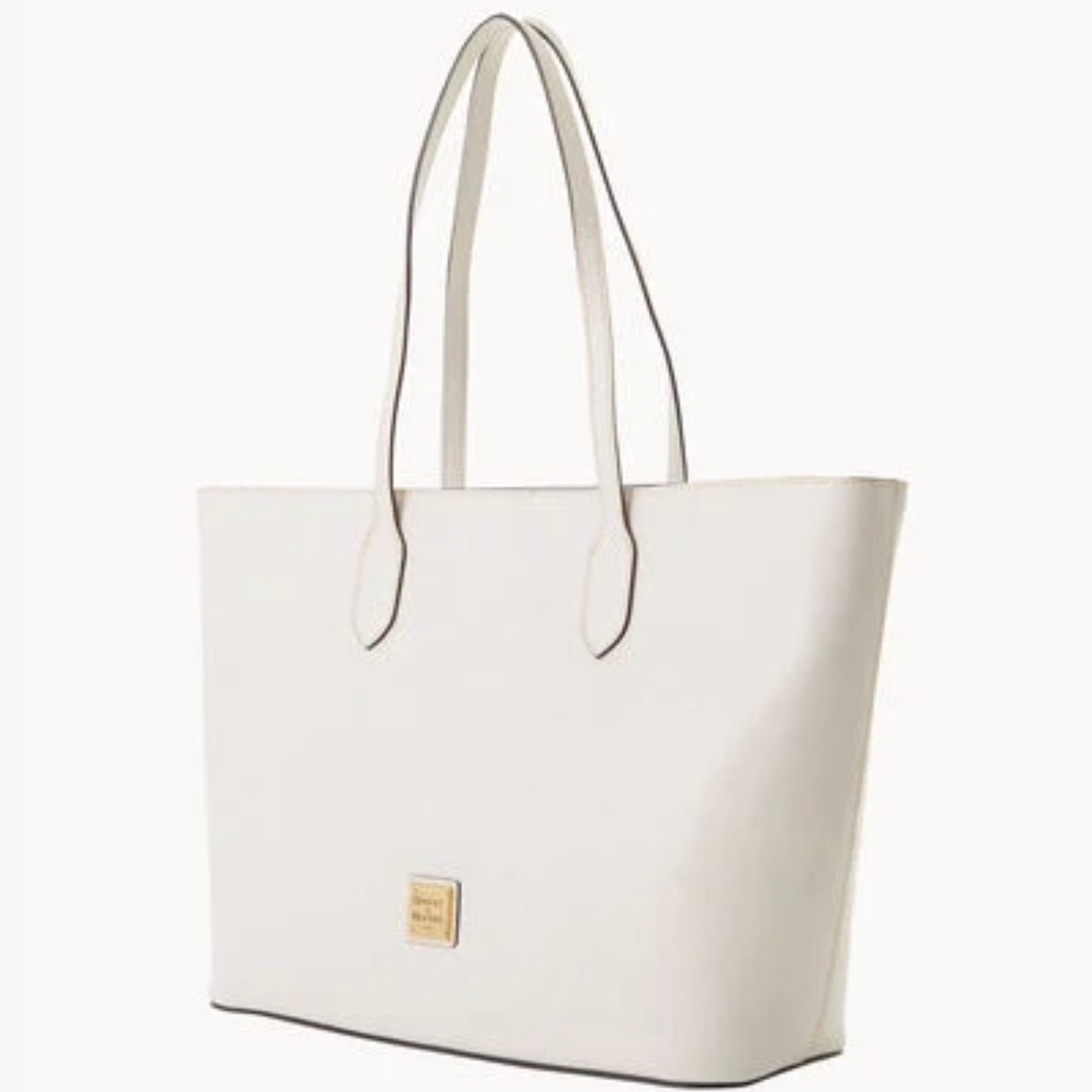DOONEY & BOURKE Large Saffiano Tote in Ecru NWT