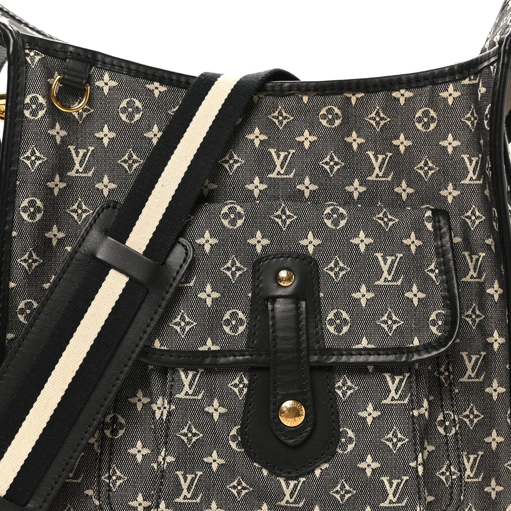 Mini Monogram Besace Mary Kate Black