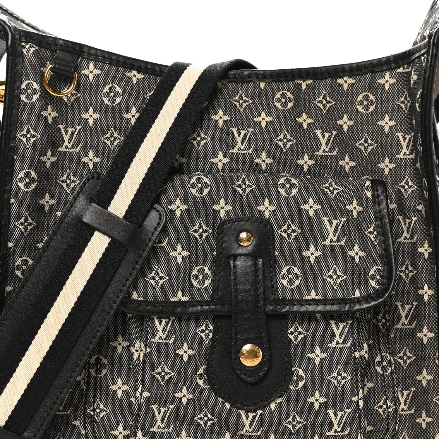Mini Monogram Besace Mary Kate Black