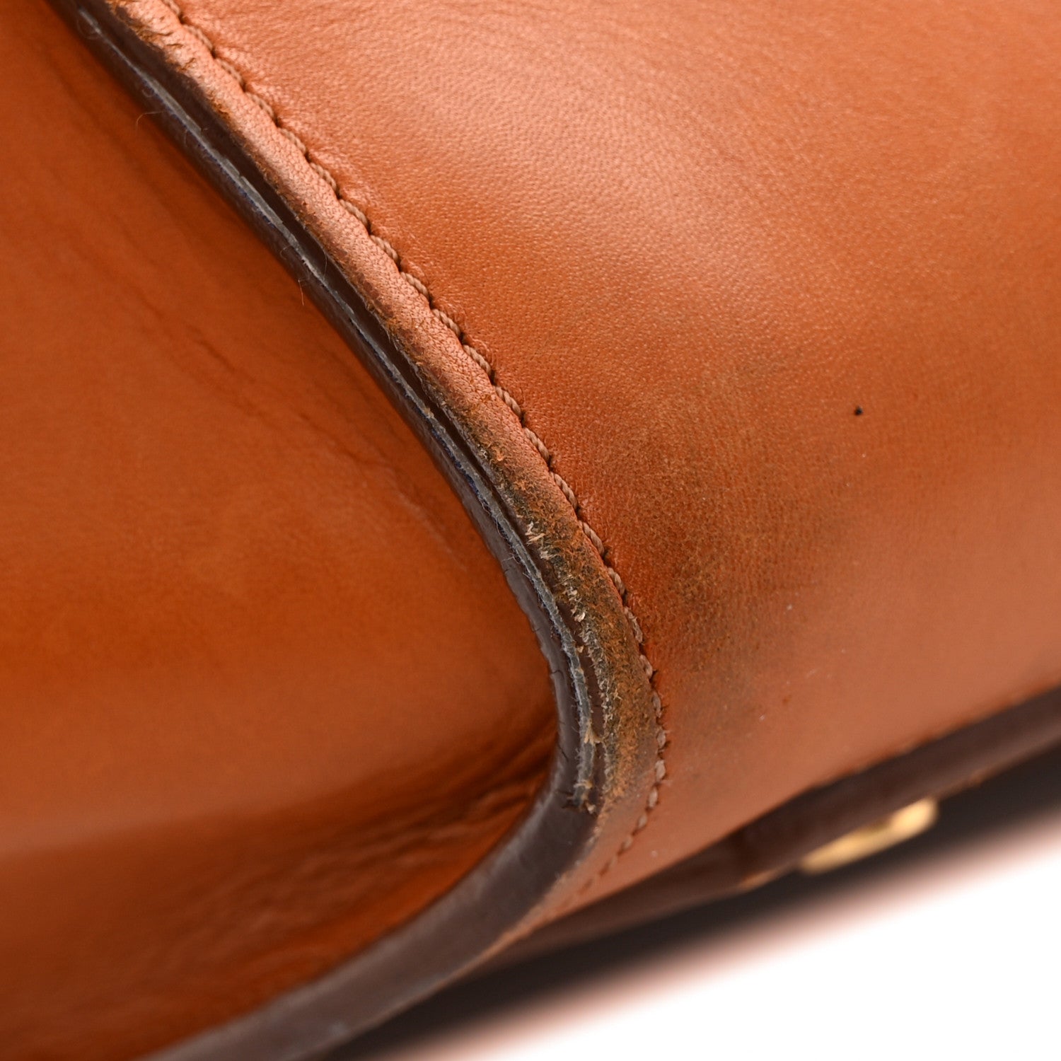 Natural Calfskin Medium Tie Knot Tote Tan