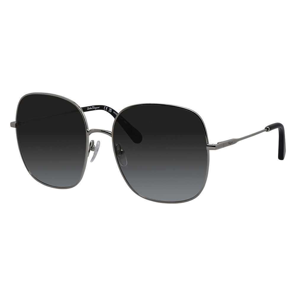 SF 300S 041 59mm Womens Square Sunglasses Silver