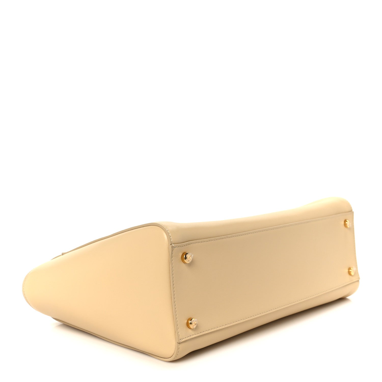 Calfskin Archetype Small Shopping Tote Beige