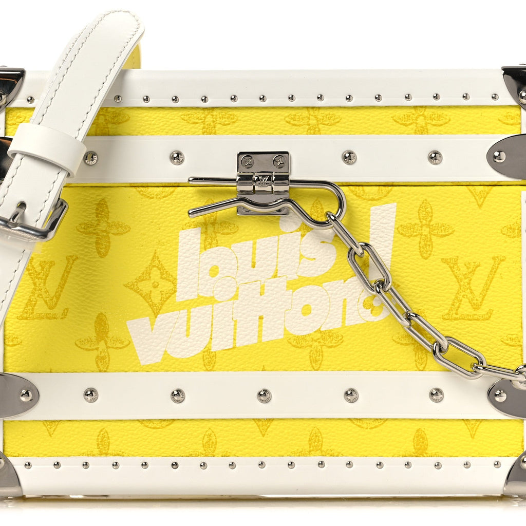 Vintage Monogram Everyday LV Clutch Trunk Jaune
