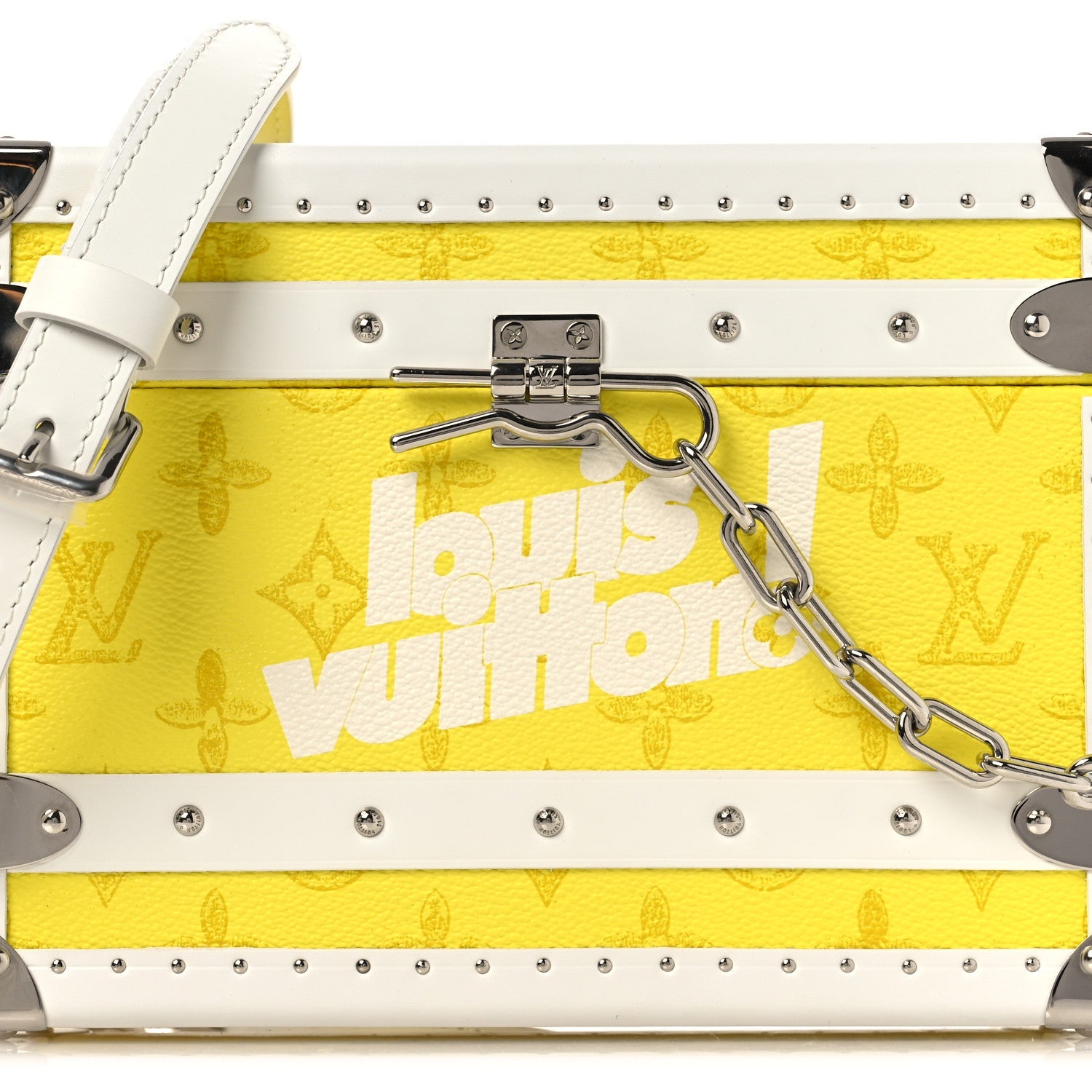 Vintage Monogram Everyday LV Clutch Trunk Jaune