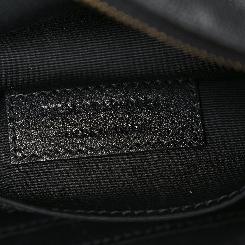 Grain De Poudre Monogram Belt Bag Black