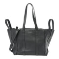 Calfskin Medium Laundry Cabas Tote Gris Fossile