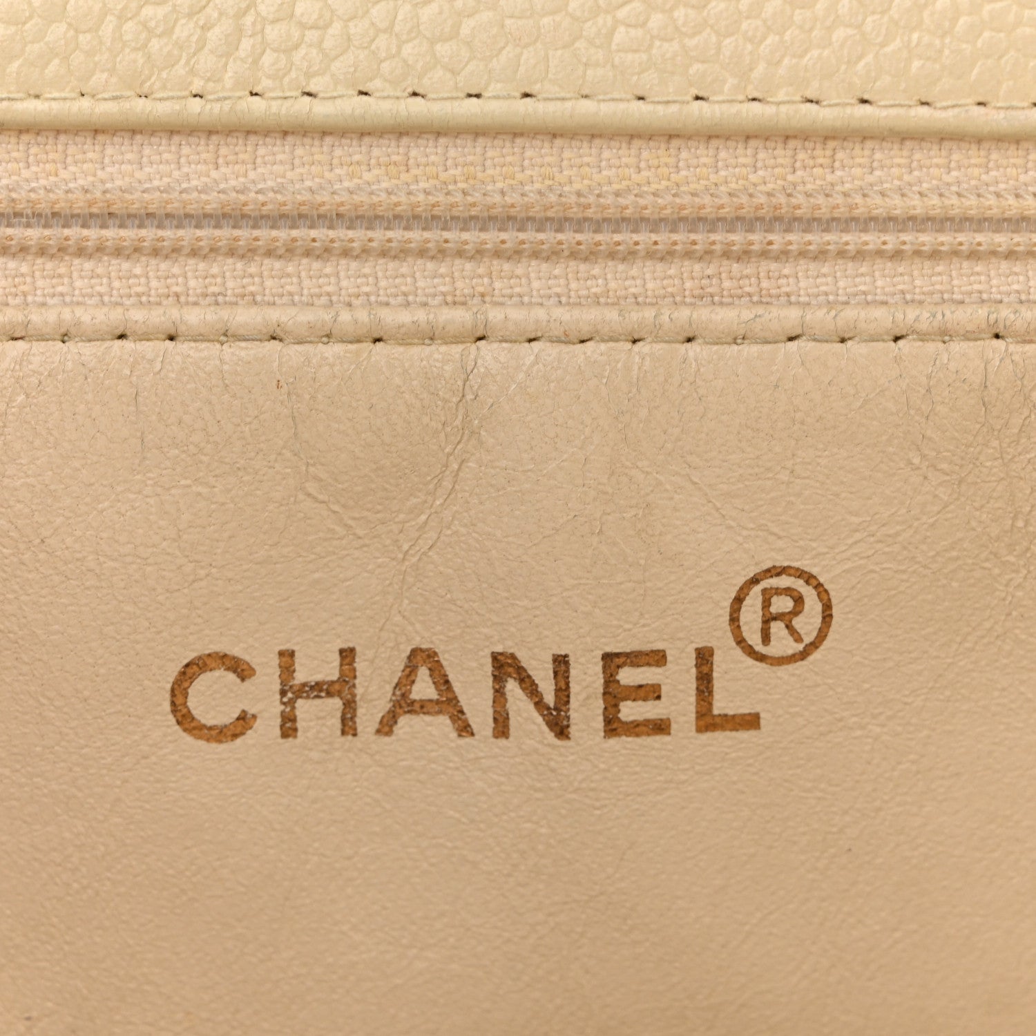 Caviar Quilted Timeless CC Shopping Tote White