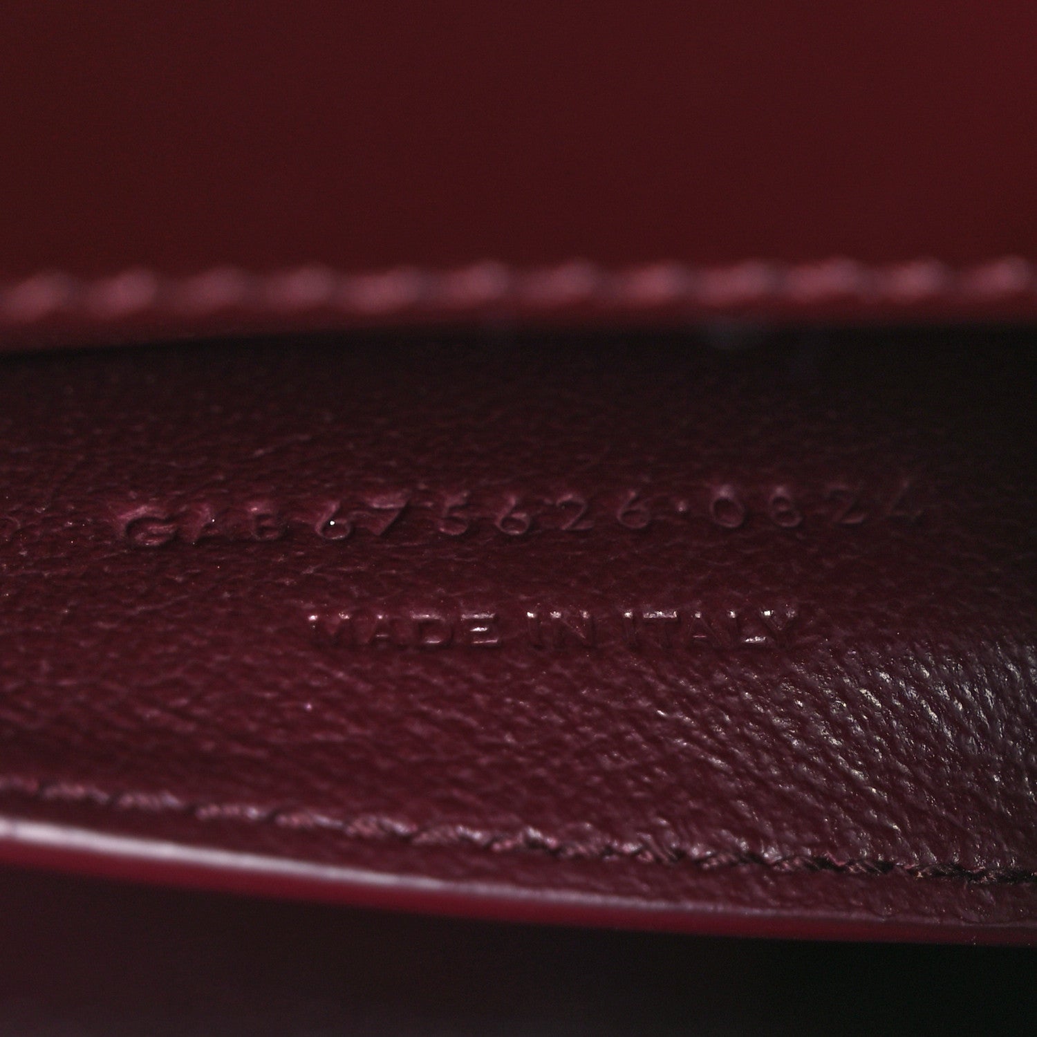 Smooth Calfskin Small Manhattan Shoulder Bag Hot Wine