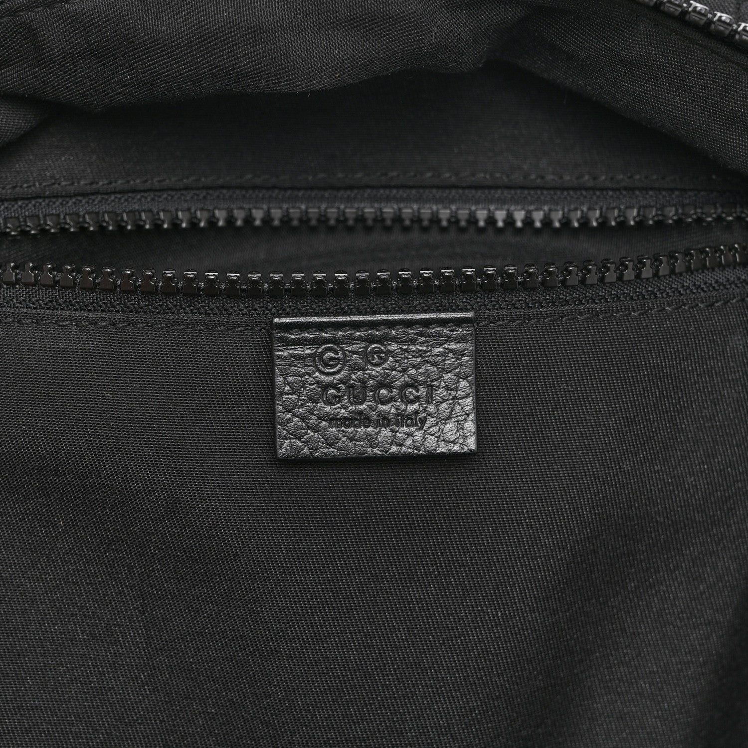 Nylon Monogram Slim Backpack Black
