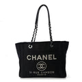 Denim Small Deauville Tote Dark Blue