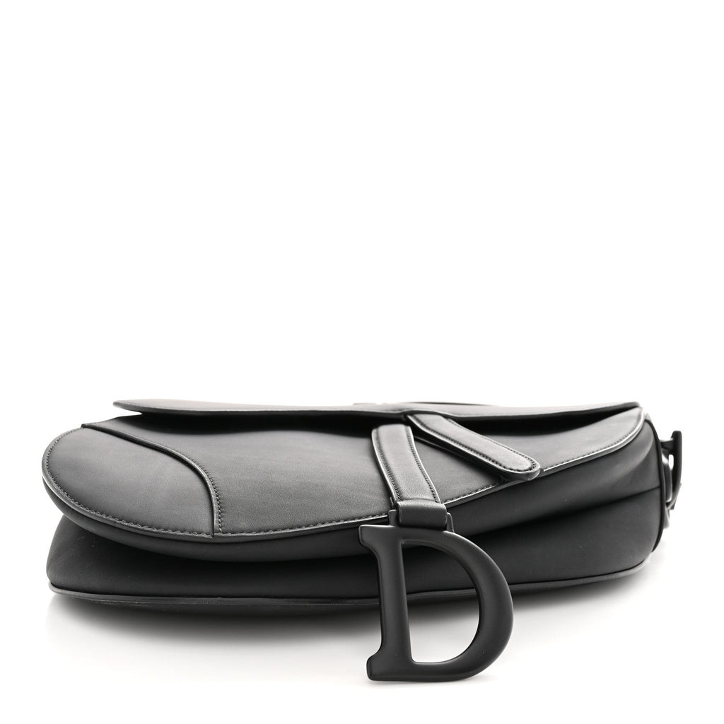 Ultra Matte Saddle Bag With Strap Black