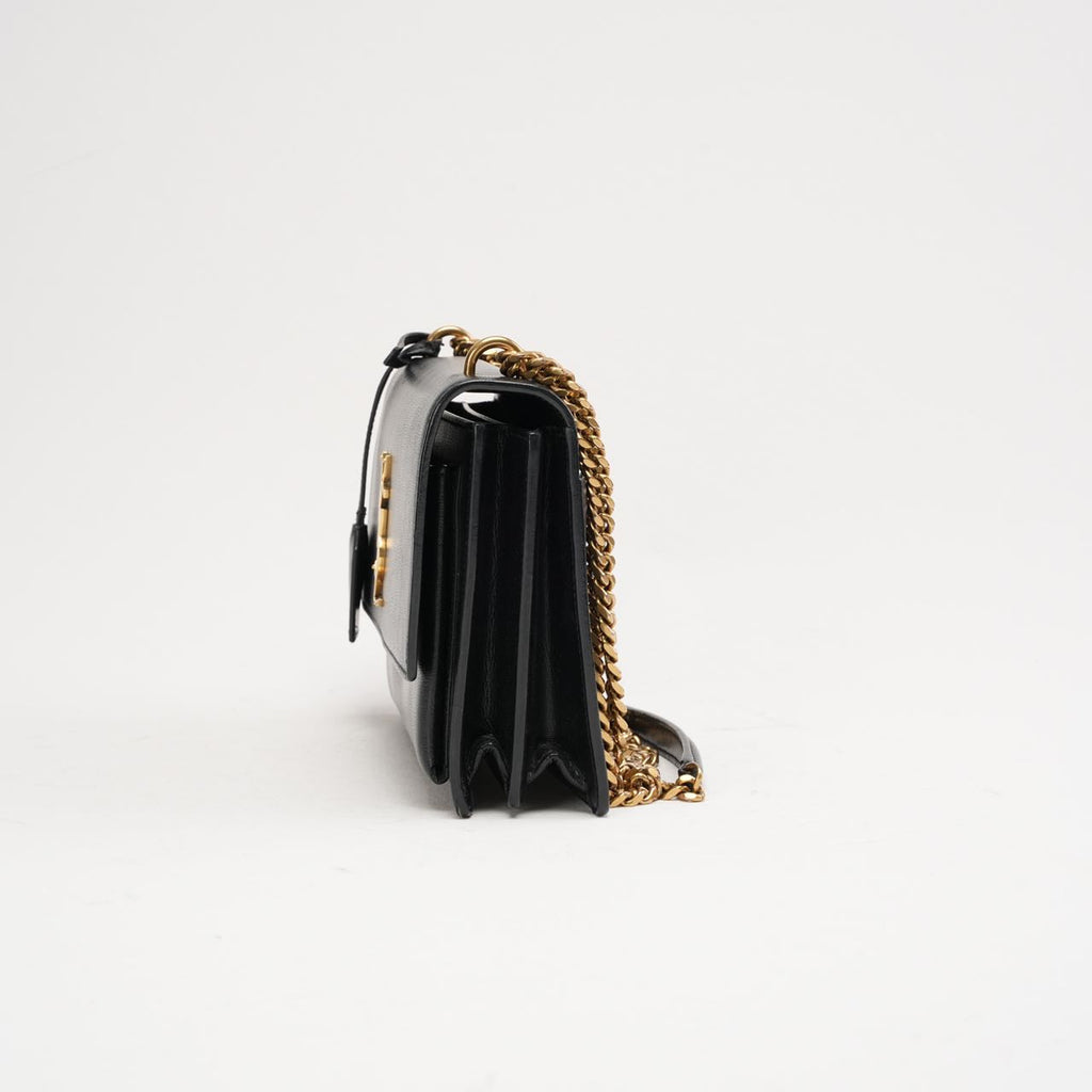 Saint Laurent Calfskin Medium Sunset Black 2020