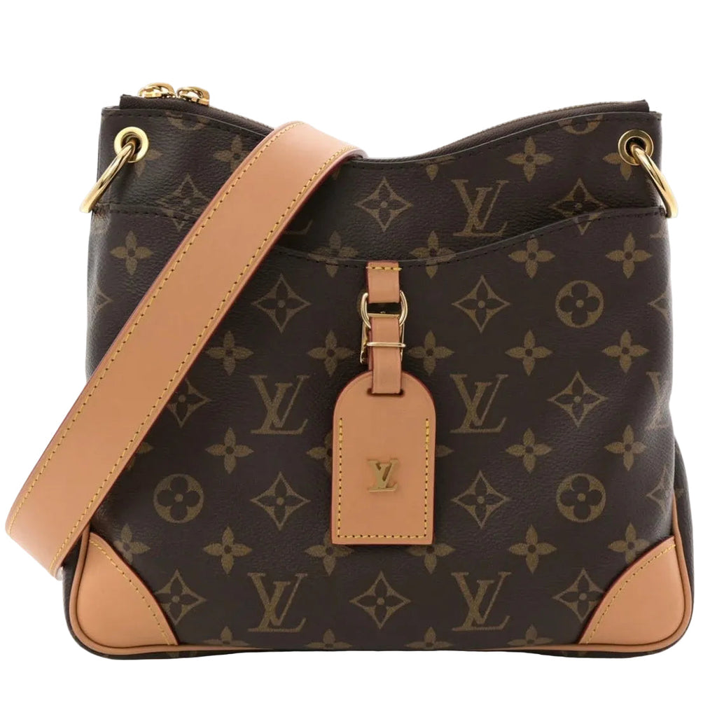 LOUIS VUITTON Monogram Odeon PM Natural Shoulder bag/Crossbody Handbag