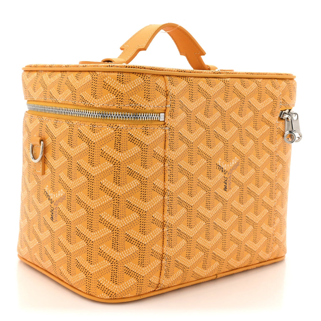 Goyardine Muse Vanity Case Yellow